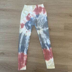 Spiritual Gangster Love Sculpt Leggings Size M/L Seashell Tie Dye